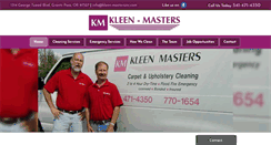 Desktop Screenshot of kleen-mastersinc.com